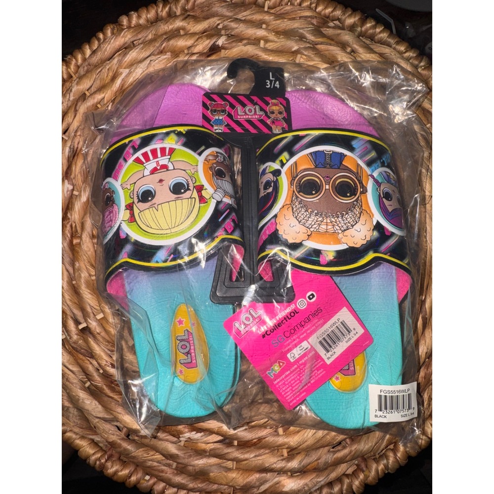 Lol sandals size 3/4 brand new